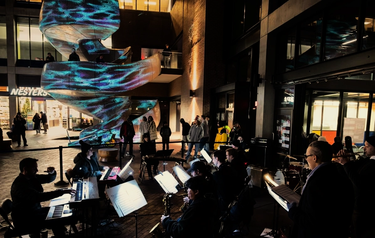 XEL · Noise-Fall — Absolute Unit 18-piece ensemble, Gastown Vancouver 2024