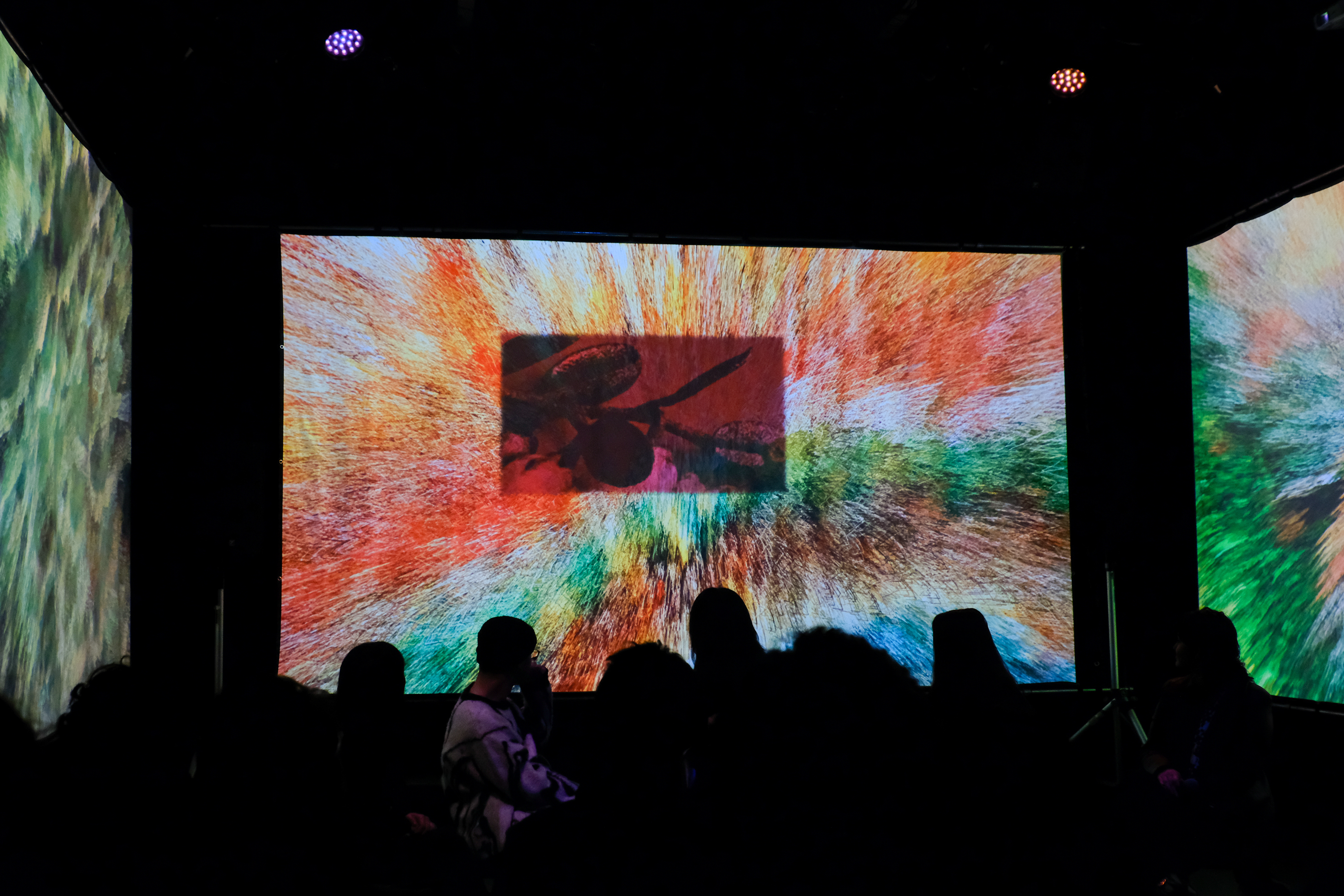 XEL · Soft Possibilities — 3-channel video installation, synchronized screens, New Forms 2025